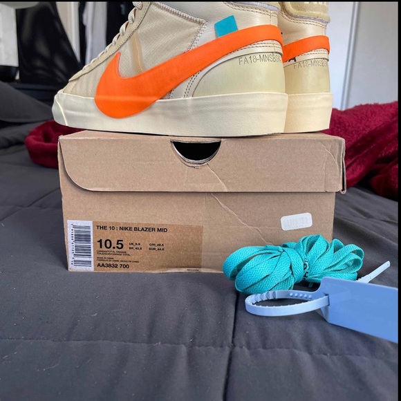 2018 Off-White x Blazer Mid 'All Hallows eve - Picture 2 of 8